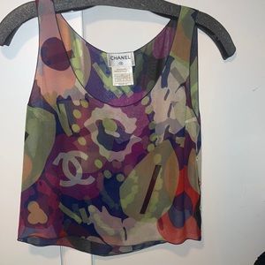 Authentic CHANEL silk camisole